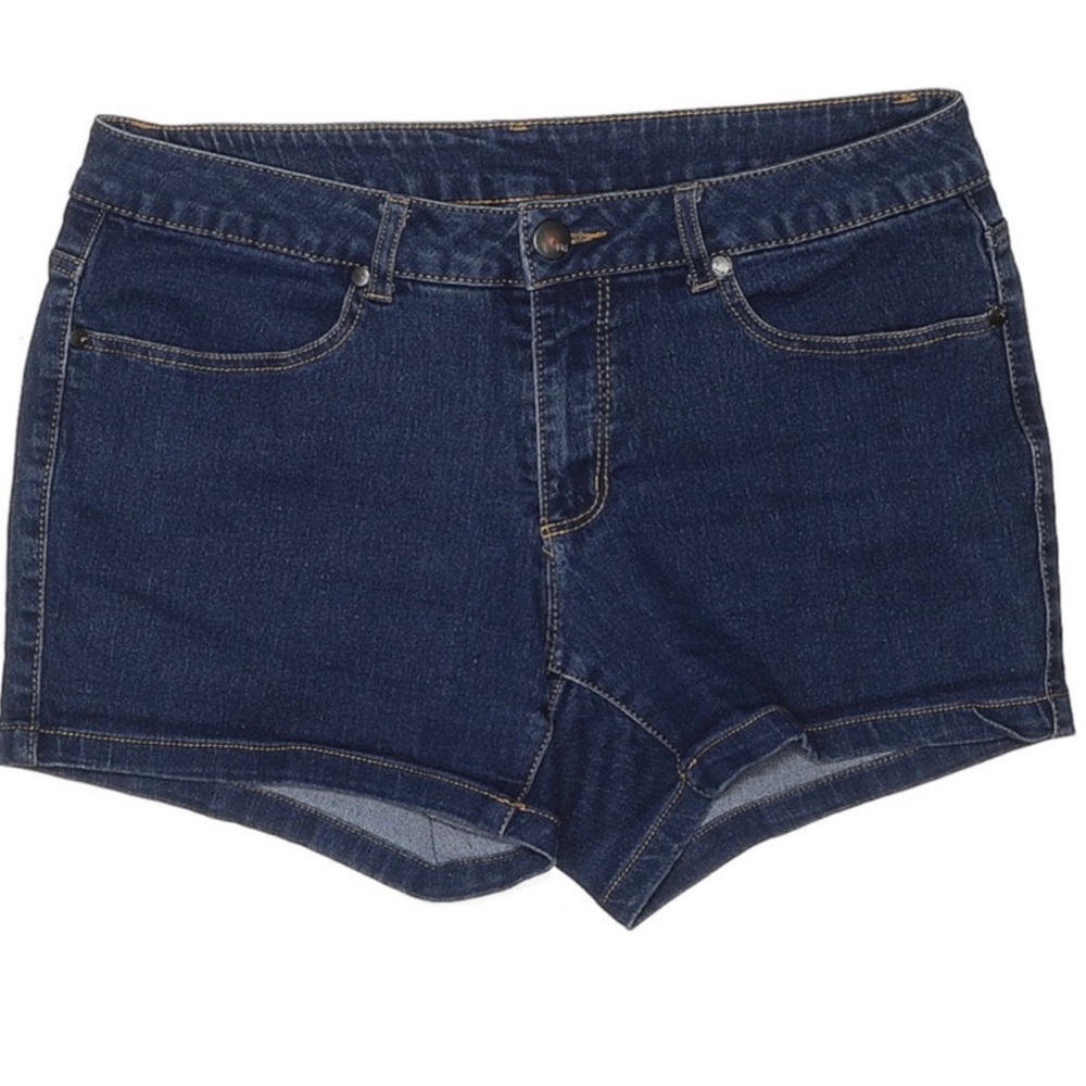 FADED GLORY WOMEN’S SOLID DENIM SHORTS